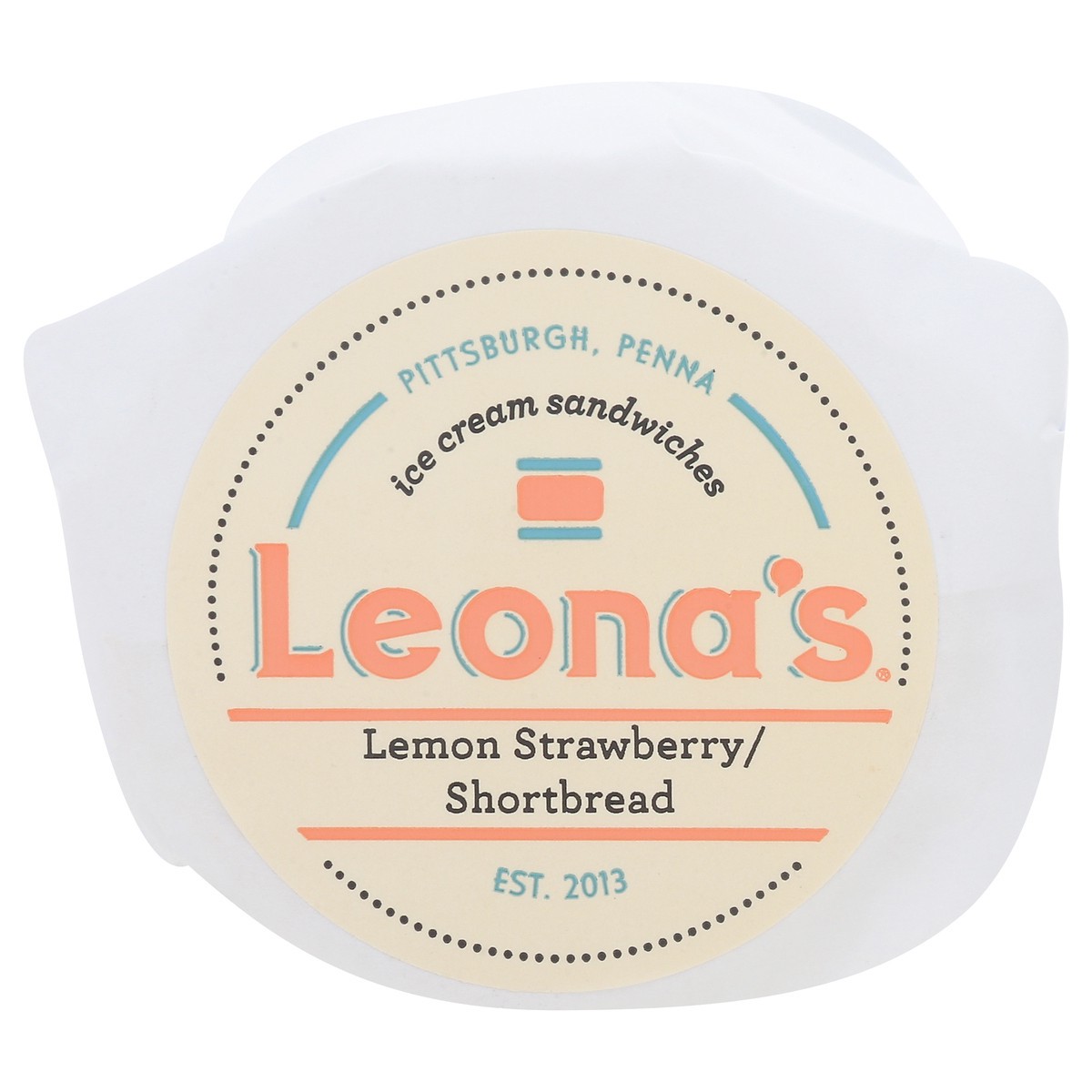 slide 11 of 14, Leona's Lemon Strawberry / Shortbread Ice Cream Sandwiches 1 Each, 1 ct