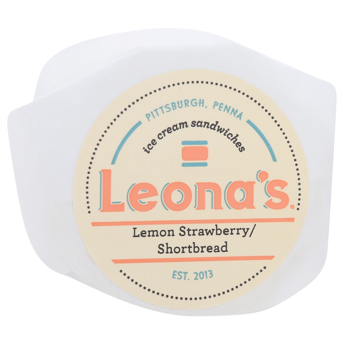 slide 4 of 14, Leona's Lemon Strawberry / Shortbread Ice Cream Sandwiches 1 Each, 1 ct