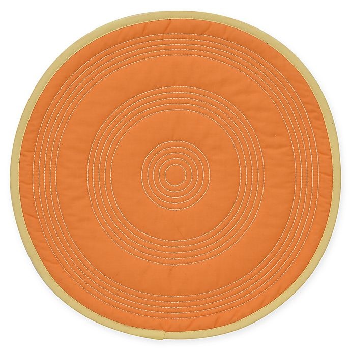 slide 1 of 1, Fiesta Quilted Round Placemat - Sunflower, 1 ct