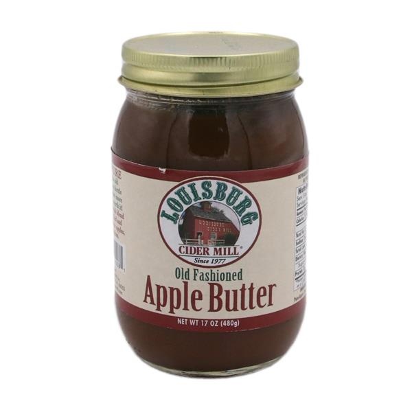 slide 1 of 1, Louisburg Cider Mill Old Fashioned Apple Butter, 17 oz