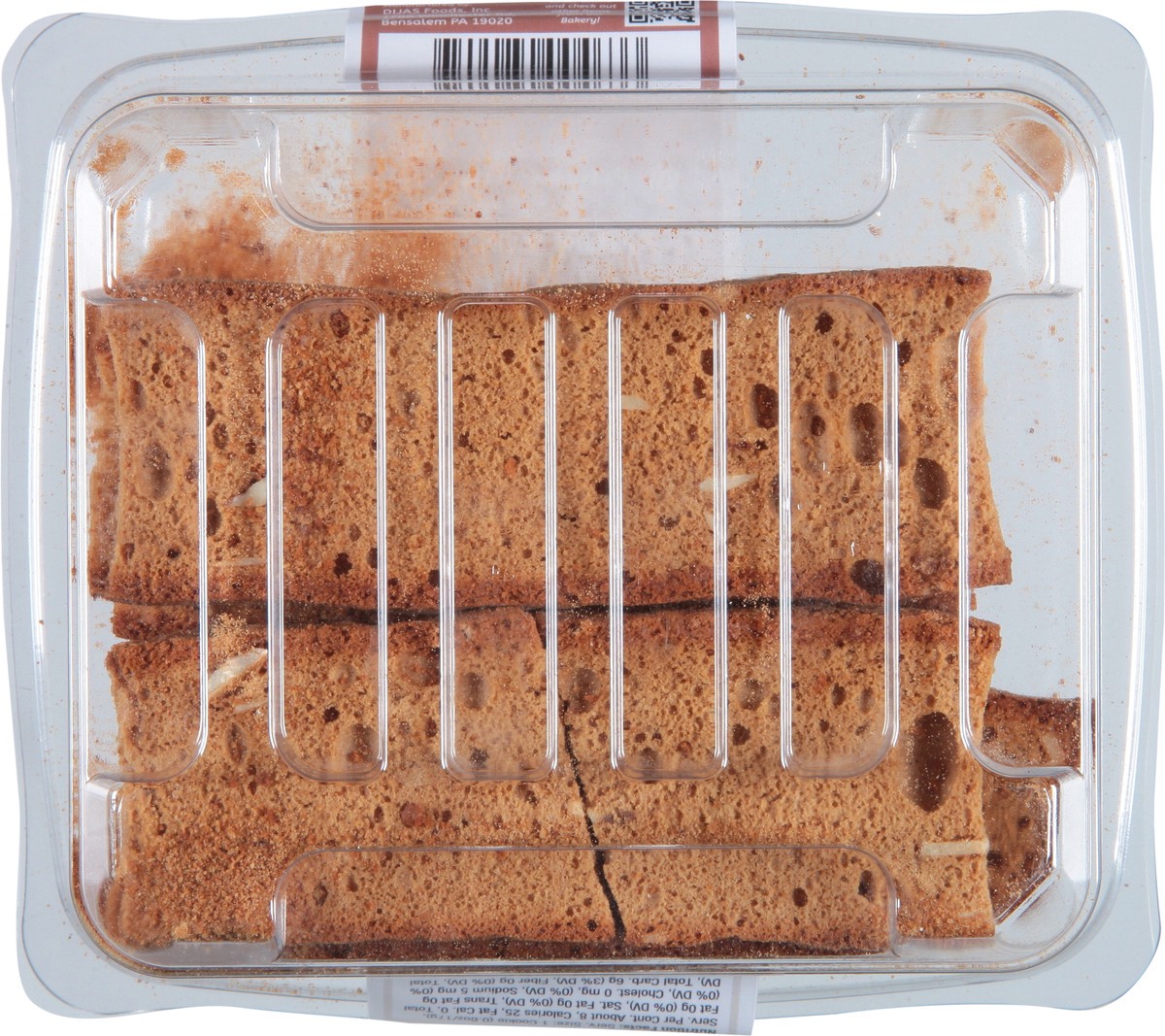 slide 8 of 9, Dijas Natural Foods Fat Free Coffee Amaretto Biscotti 5 oz, 5 oz