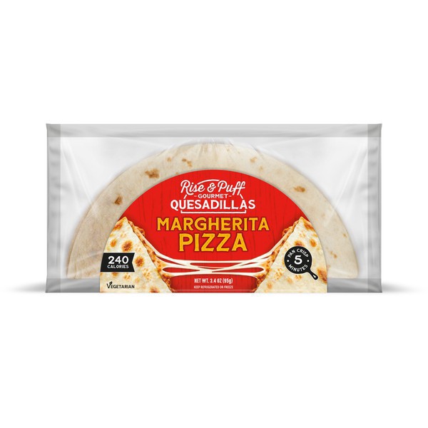 slide 1 of 1, Rise & Puff Margherita Pizza Quesadilla - 3.4oz, 3.4 oz