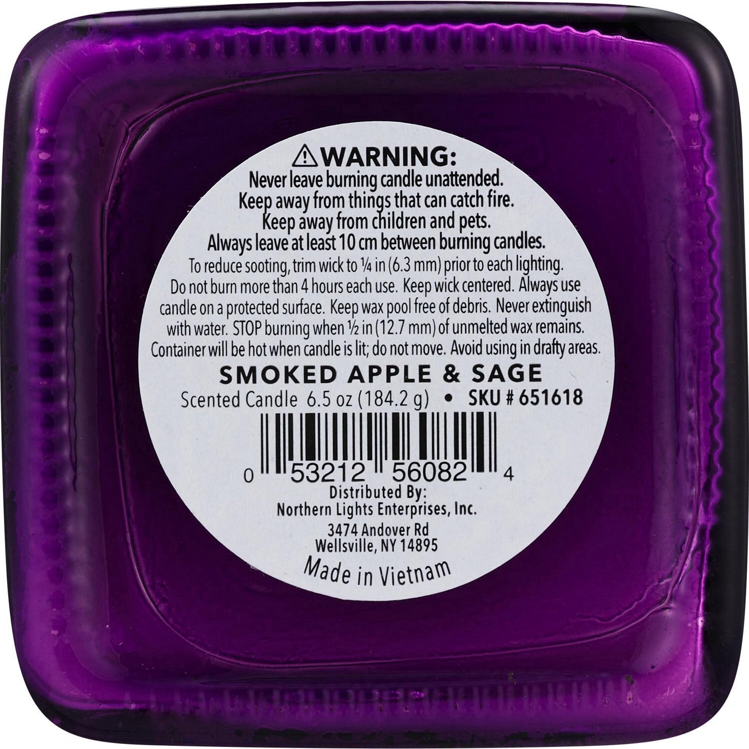 slide 2 of 3, Northern Lights Apothecary Jar Candle, Smoked Apple & Sage, 6.5 Oz, 6.5 oz
