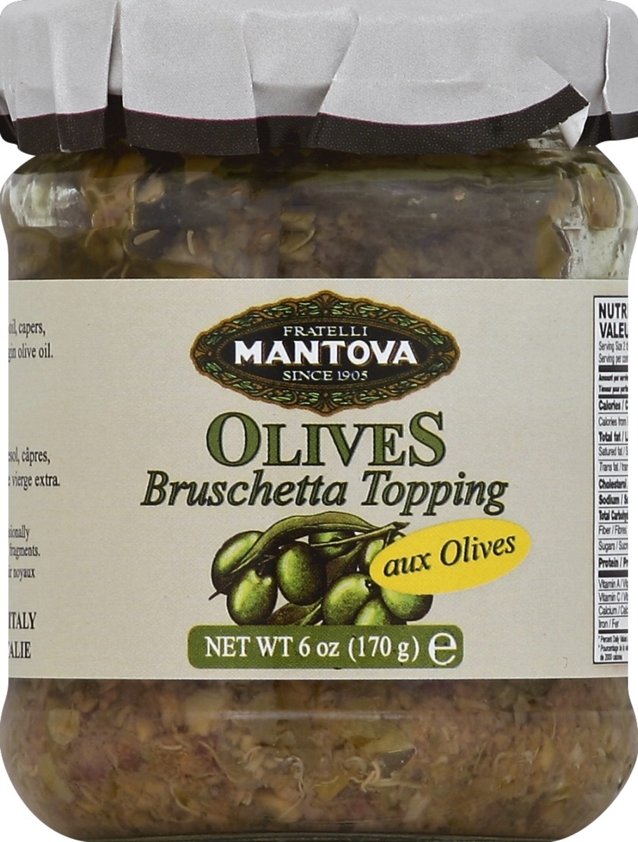 slide 2 of 2, Mantova Bruschetta Olive - 6 Oz, 6 oz