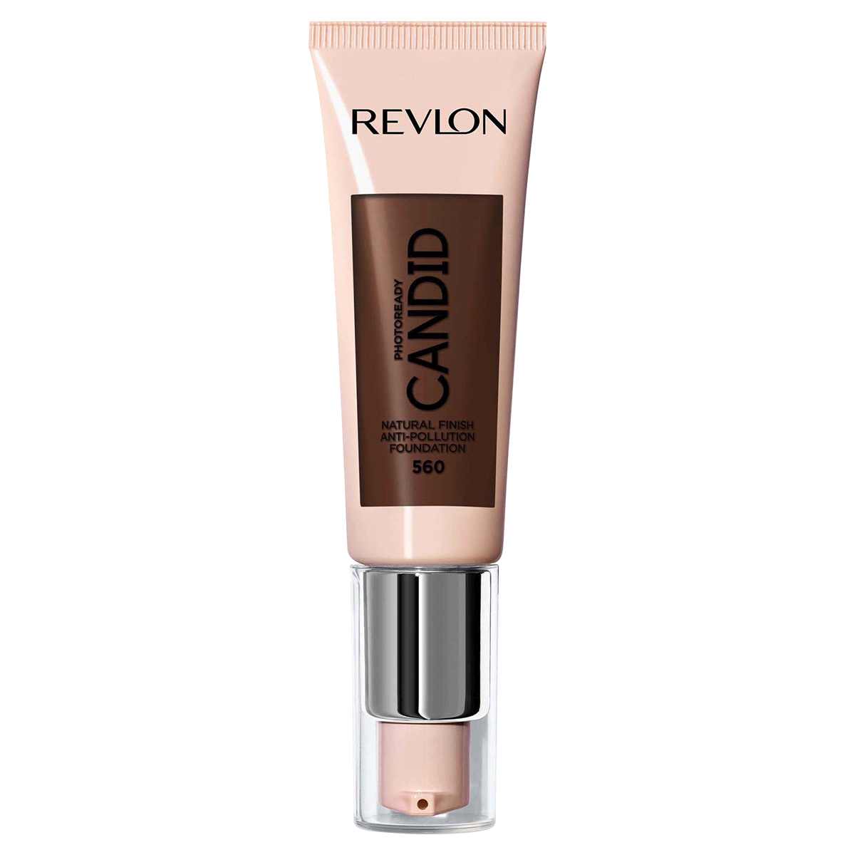 slide 1 of 1, Revlon Foundation, Anti-Pollution, Natural Finish, Espresso 560, 0.75 oz