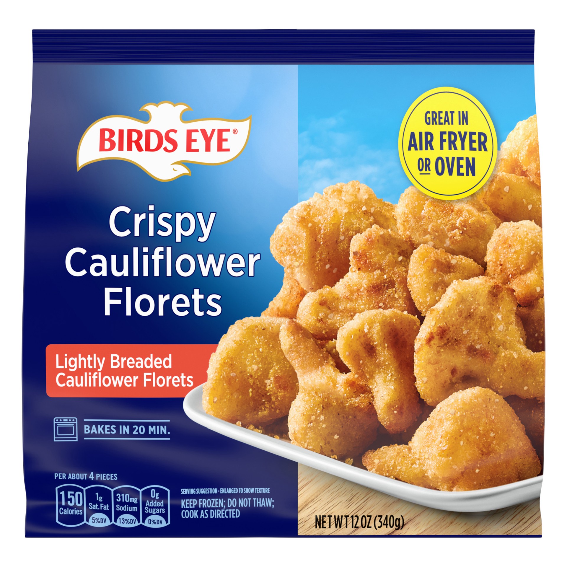 slide 1 of 5, Birds Eye Cauliflower Florets Crispy 12 oz, 12 oz