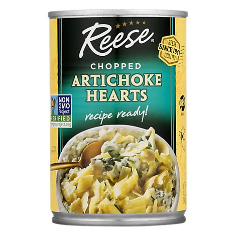 slide 1 of 1, Reese Artichoke Hearts Chopped, 14 oz