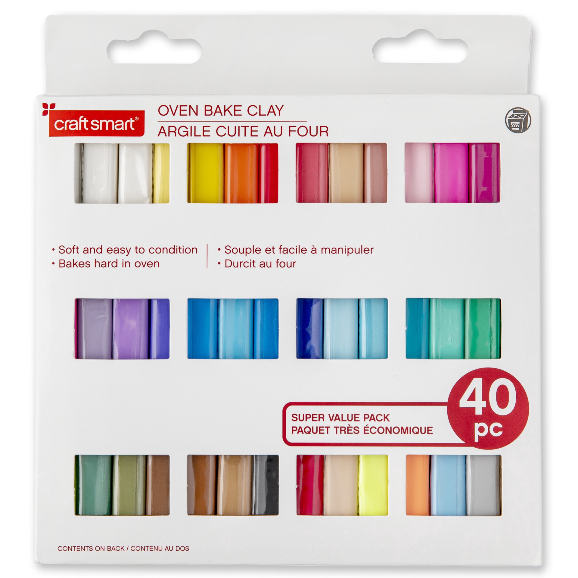 slide 4 of 6, 40oz. Super Value Pack Oven-Bake Clay By Craft Smart, 40 oz