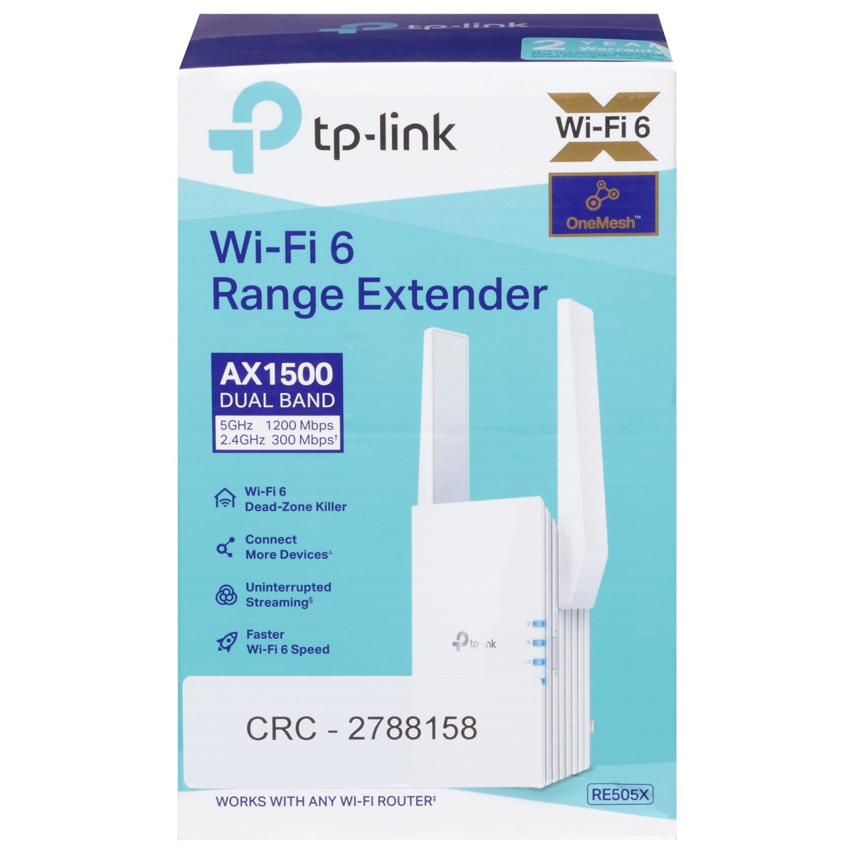 slide 1 of 12, TP-Link Dual Band AX1500 Wi-Fi 6 Range Extender - 1 ea, 1 ct