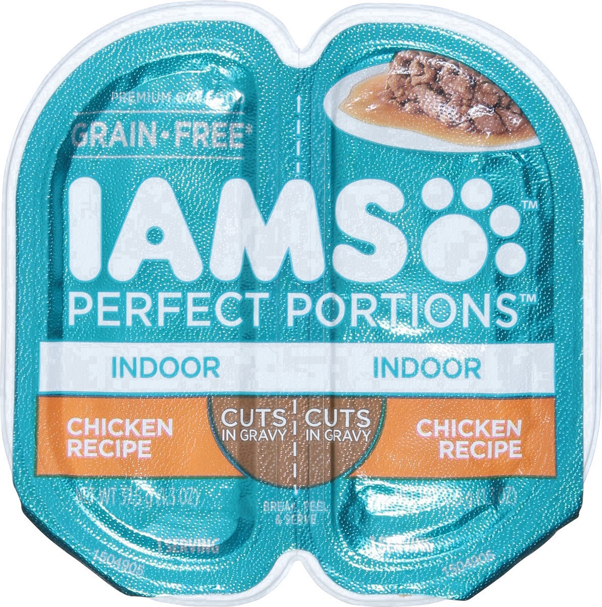 IAMS PERFECT PORTIONS Indoor Adult Grain Free* Wet Cat Food Cuts in ...