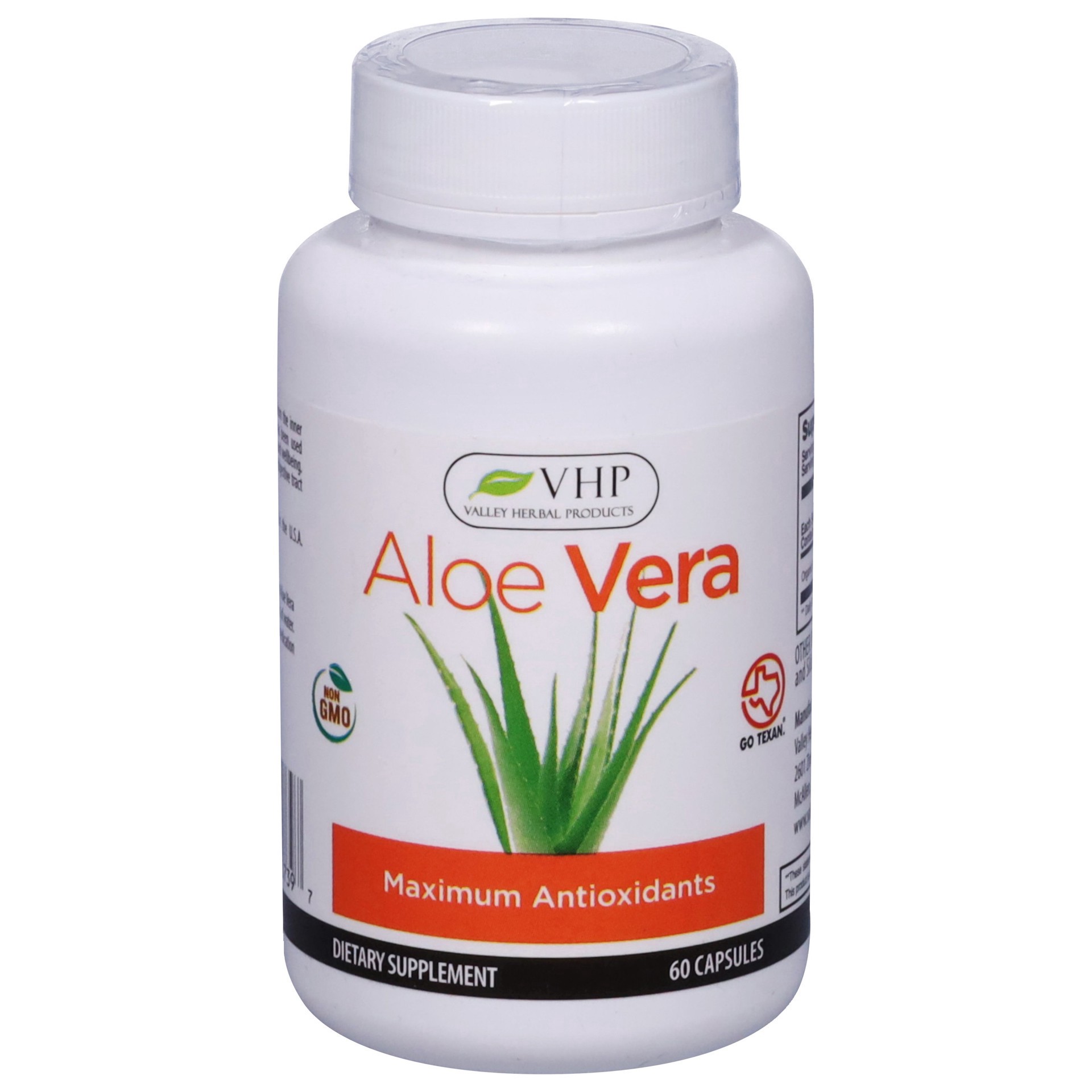 slide 1 of 1, VHP Aloe Vera 60 Capsules, 60 ct