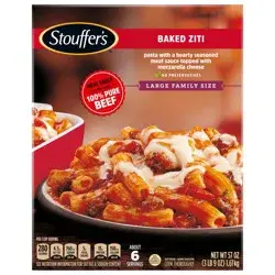 Stouffer's Large Family Size Baked Ziti Frozen Meal