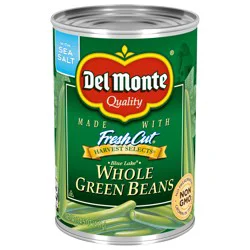 Del Monte Harvest Selects Blue Lake Whole Green Beans, 14.5 oz Can