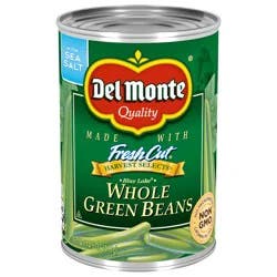 Del Monte Harvest Selects Blue Lake Whole Green Beans, 14.5 oz Can