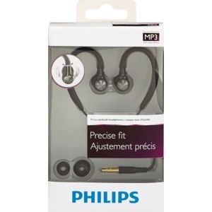 slide 1 of 1, Philips Precise Fit Earhook Headphones, 1 ct