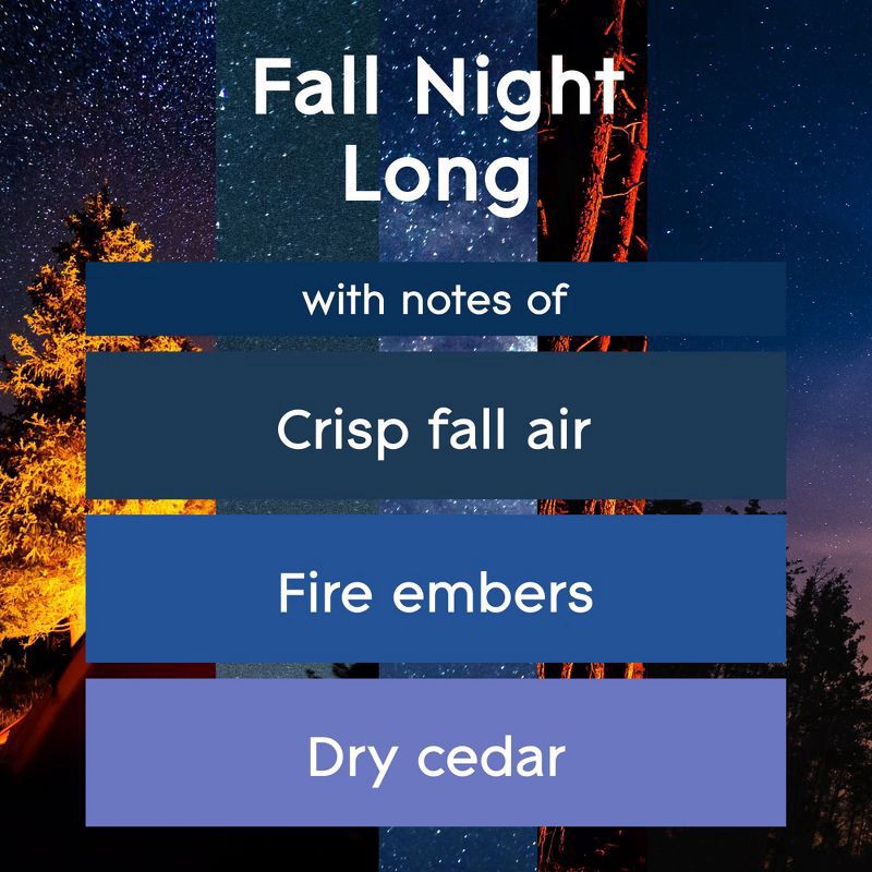 slide 15 of 16, Glade Candle, 3 Wick Scented Candle, Fall Night Long, 6.8 oz, 6.8 oz