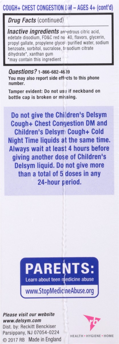 slide 6 of 11, DELSYM Children's Liquid - Cough Plus Day Nightofbottles, 2 ct