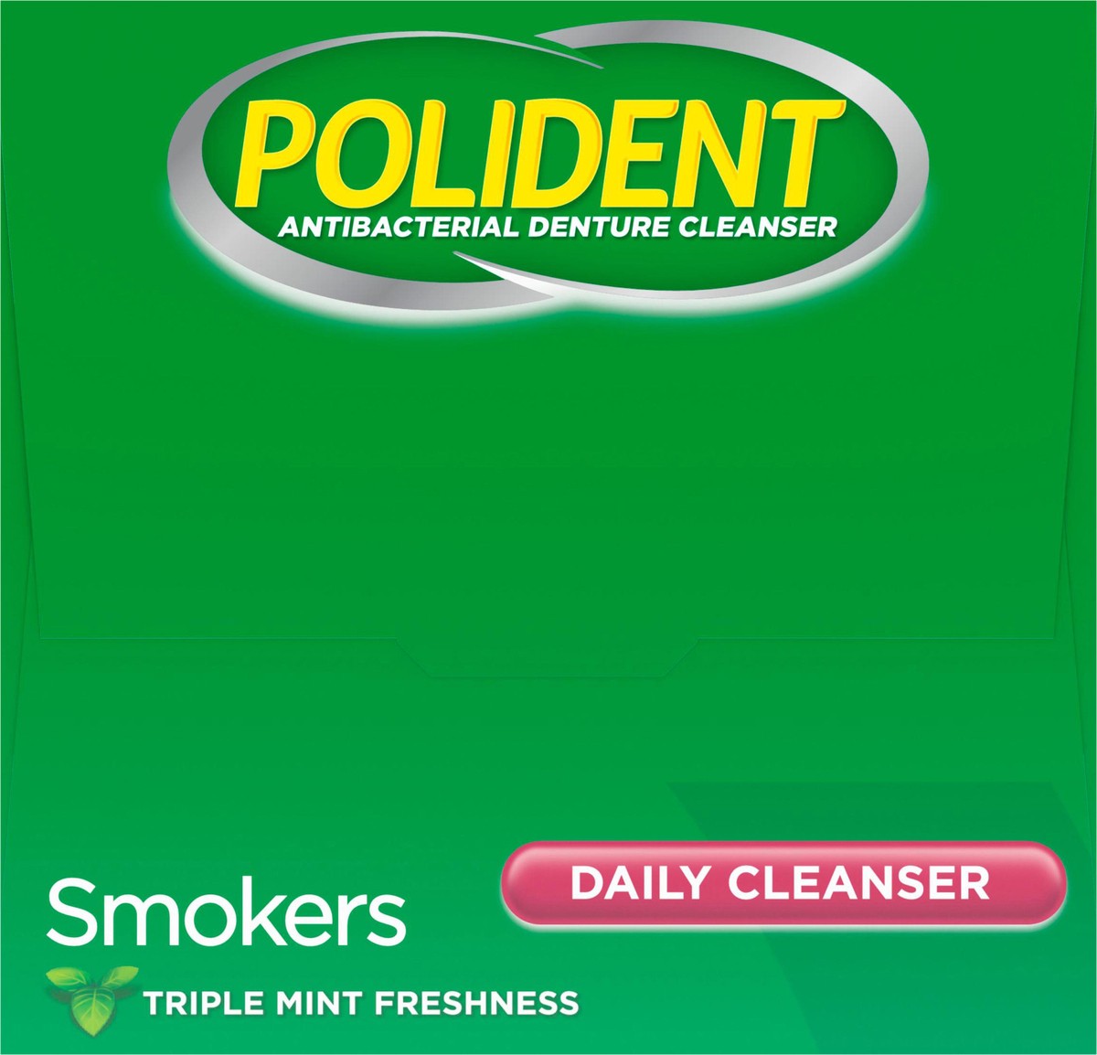 slide 5 of 11, Polident Smokers Antibacterial Denture Cleanser Effervescent Tablets - 120Ct, 120 ct