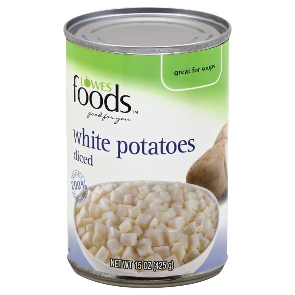 slide 1 of 1, Lowes Foods Diced White Potatoes, 15 oz