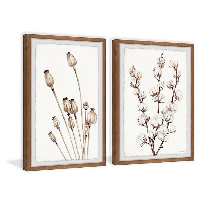 slide 6 of 6, Marmont Hill Poppy Seed Pods II Diptych, 1 ct