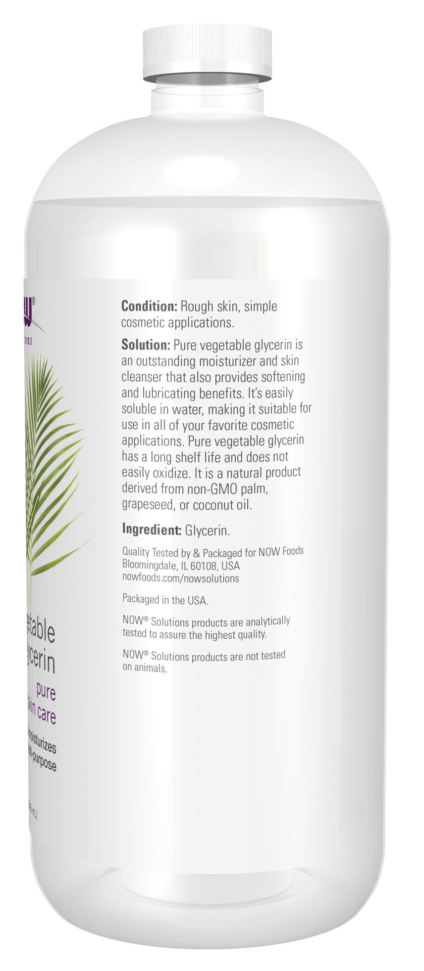 slide 4 of 5, NOW Foods Vegetable Glycerin, 32 oz