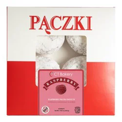 CT Bakery Raspberry Paczki Donuts - 14.81 oz