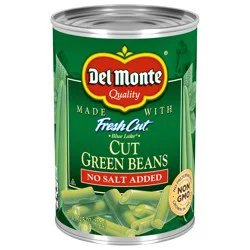 Del Monte Fresh Cut Blue Lake Cut Green Beans, No Salt Added 14.5 oz Can