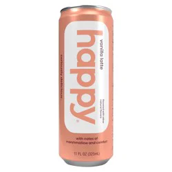 Happy Vanilla Latte Canned Coffee 11 oz