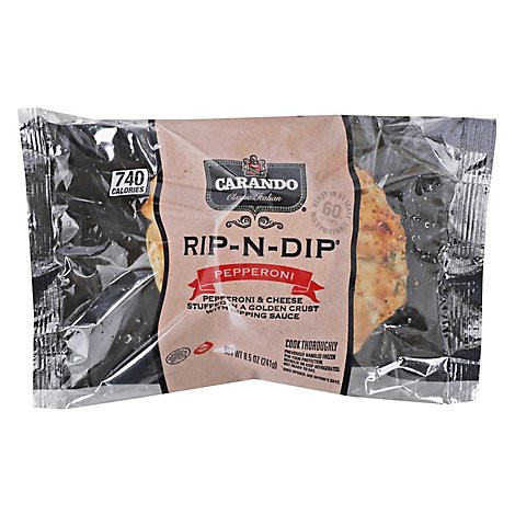 slide 1 of 1, Carando Carndo Rip-N-Dip Pepperoni, 8.5 oz