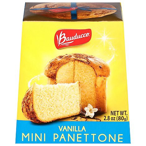 slide 1 of 1, Bauducco Vanilla Moist & Fresh Traditional Italian Recipe Mini Panettone- 2.8 oz, 2.8 oz