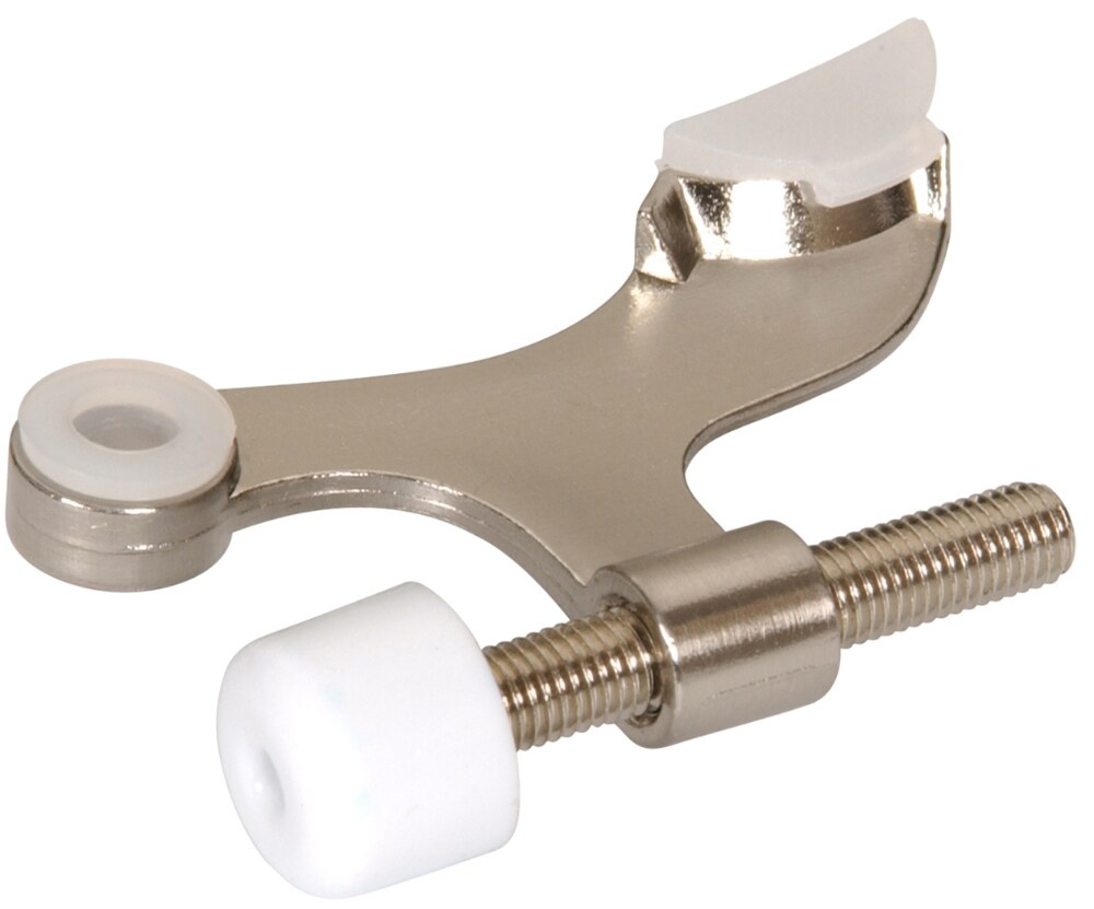 Hardware Essentials Hinge Pin Door Stops - Antique Brass Solid Door Stoppers