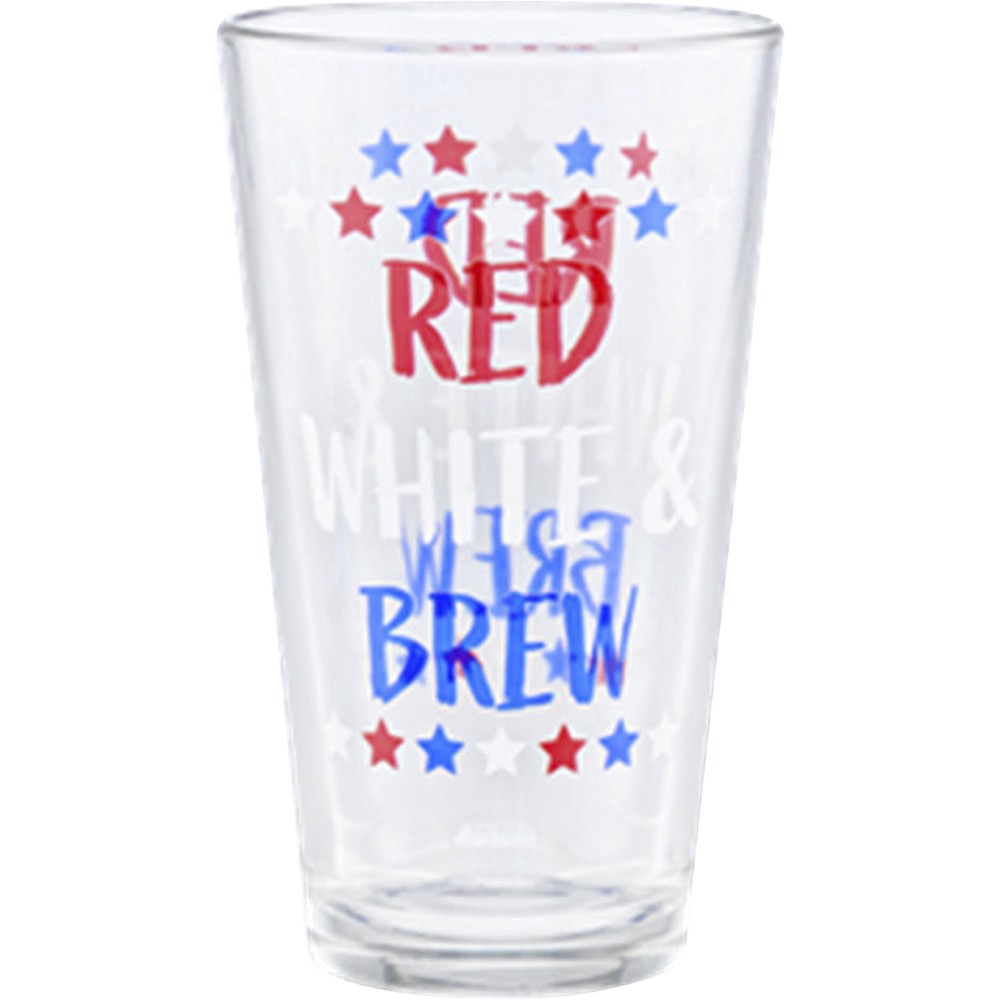 slide 1 of 1, Culver Red White And Brew Pint Glass, 1 ct