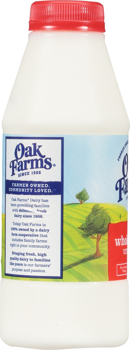 slide 3 of 14, Oak Farms Vitamin D Whole Milk 1 Pt, 1 pint
