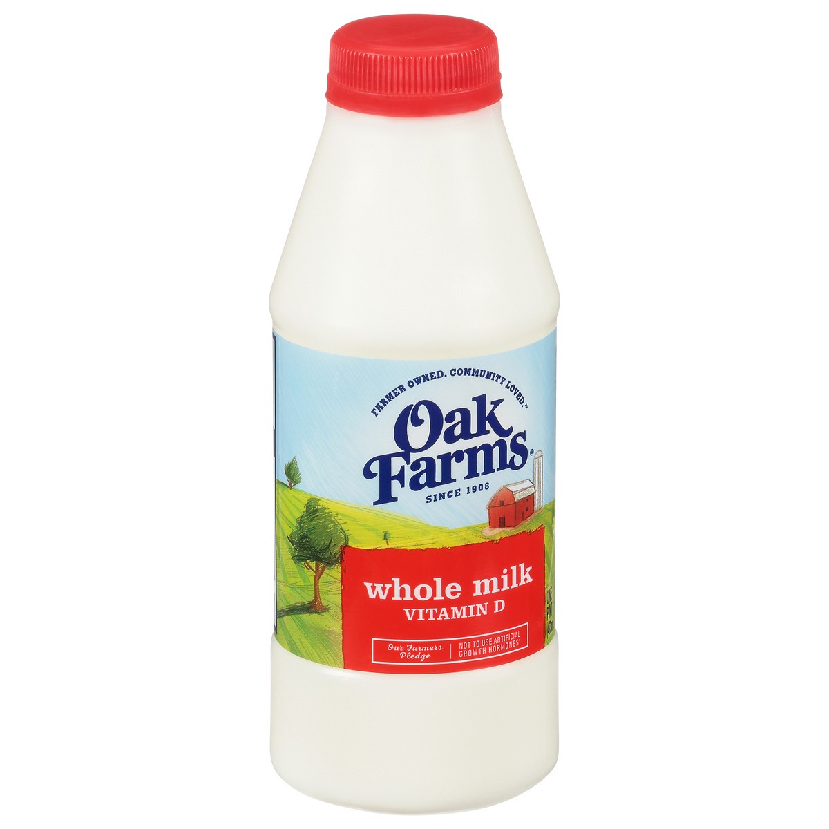 slide 10 of 14, Oak Farms Vitamin D Whole Milk 1 Pt, 1 pint