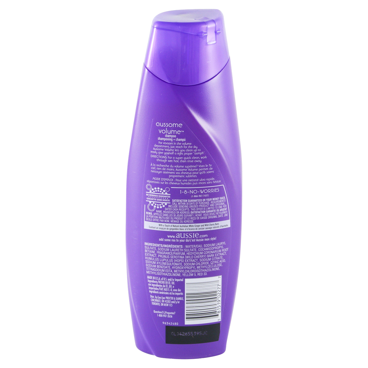 slide 3 of 6, Aussie Aussome Volume Shampoo, 13.5 fl oz