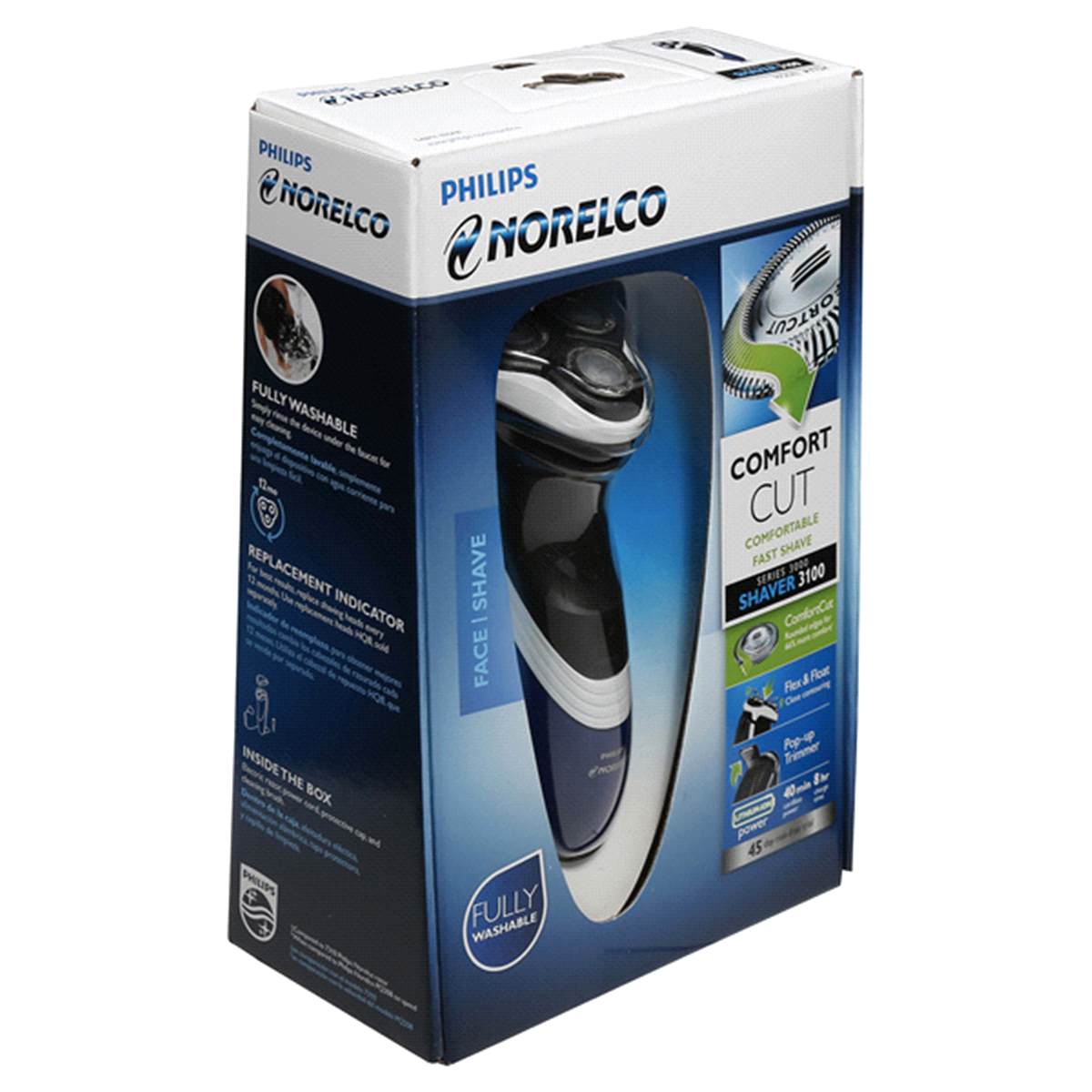 slide 4 of 6, Philips Norelco Comfort Cut Shaver 3100, 1 ct