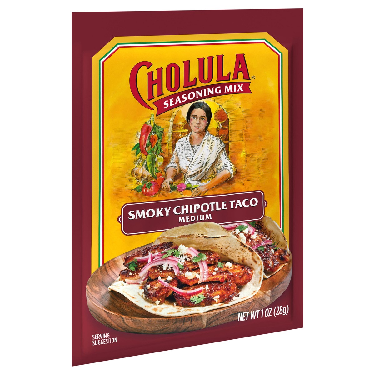 slide 4 of 9, Cholula Taco Seasoning Mix - Smoky Chipotle, 1 oz, 1 oz
