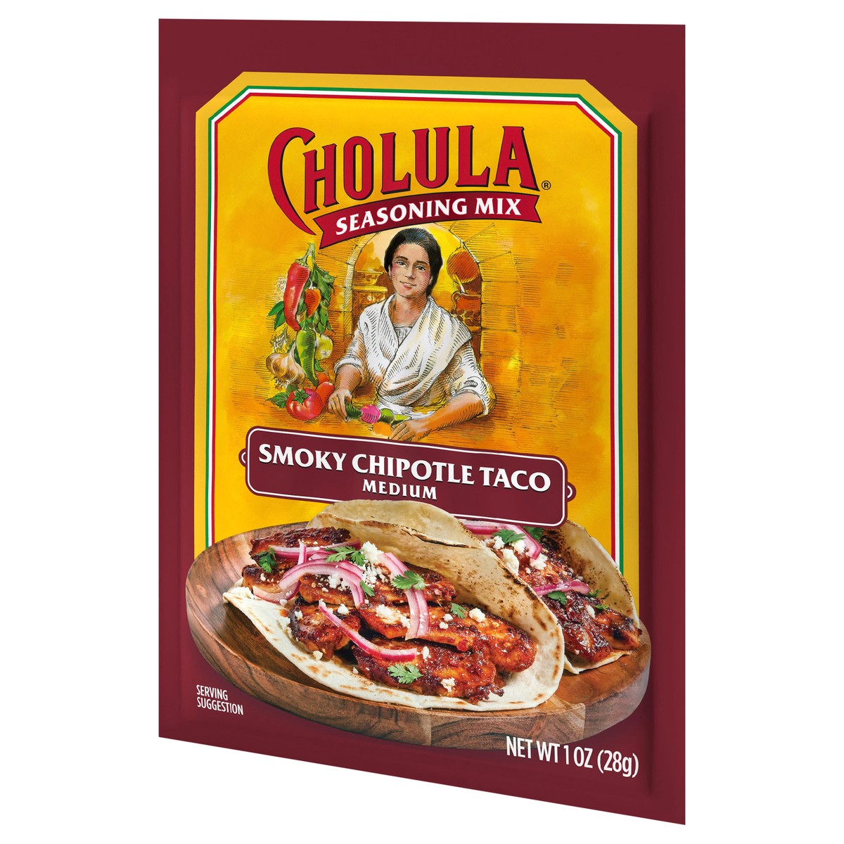slide 2 of 9, Cholula Taco Seasoning Mix - Smoky Chipotle, 1 oz, 1 oz