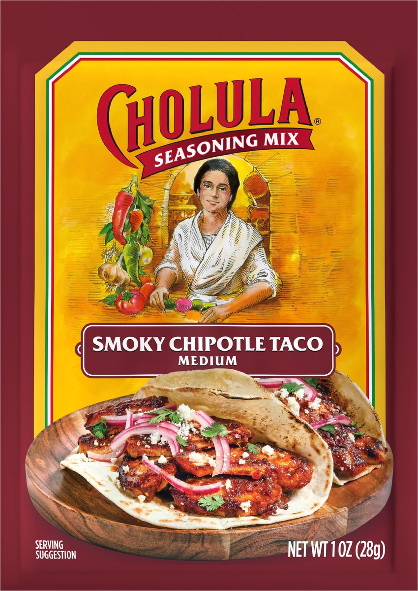 slide 7 of 9, Cholula Taco Seasoning Mix - Smoky Chipotle, 1 oz, 1 oz