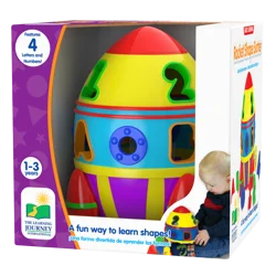 The Learning Journey Rocket Shape Sorter