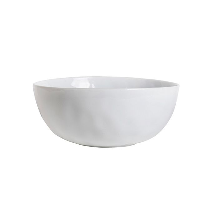 slide 1 of 4, Everyday White by Fitz and Floyd Organic Shape Serving Bowl, 1 ct