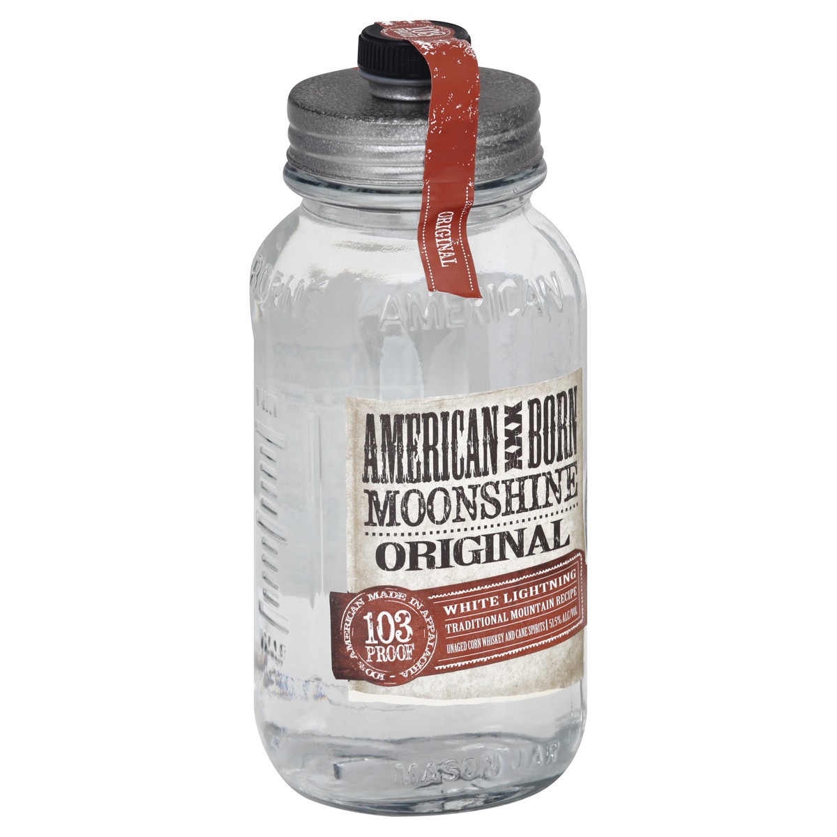 slide 2 of 9, American Born Moonshine Original, 750 ml