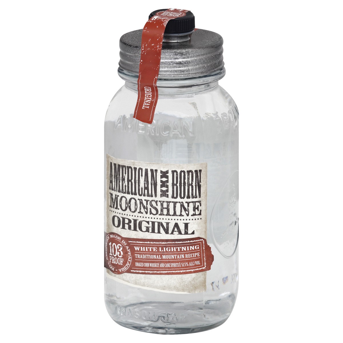 slide 3 of 9, American Born Moonshine Original, 750 ml