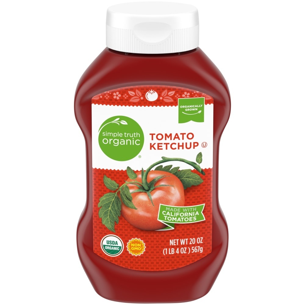 slide 1 of 2, Simple Truth Organic Ketchup 20 oz, 20 oz