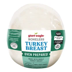 Giant Eagle Turkey Breast, Boneless, Oven Prepared