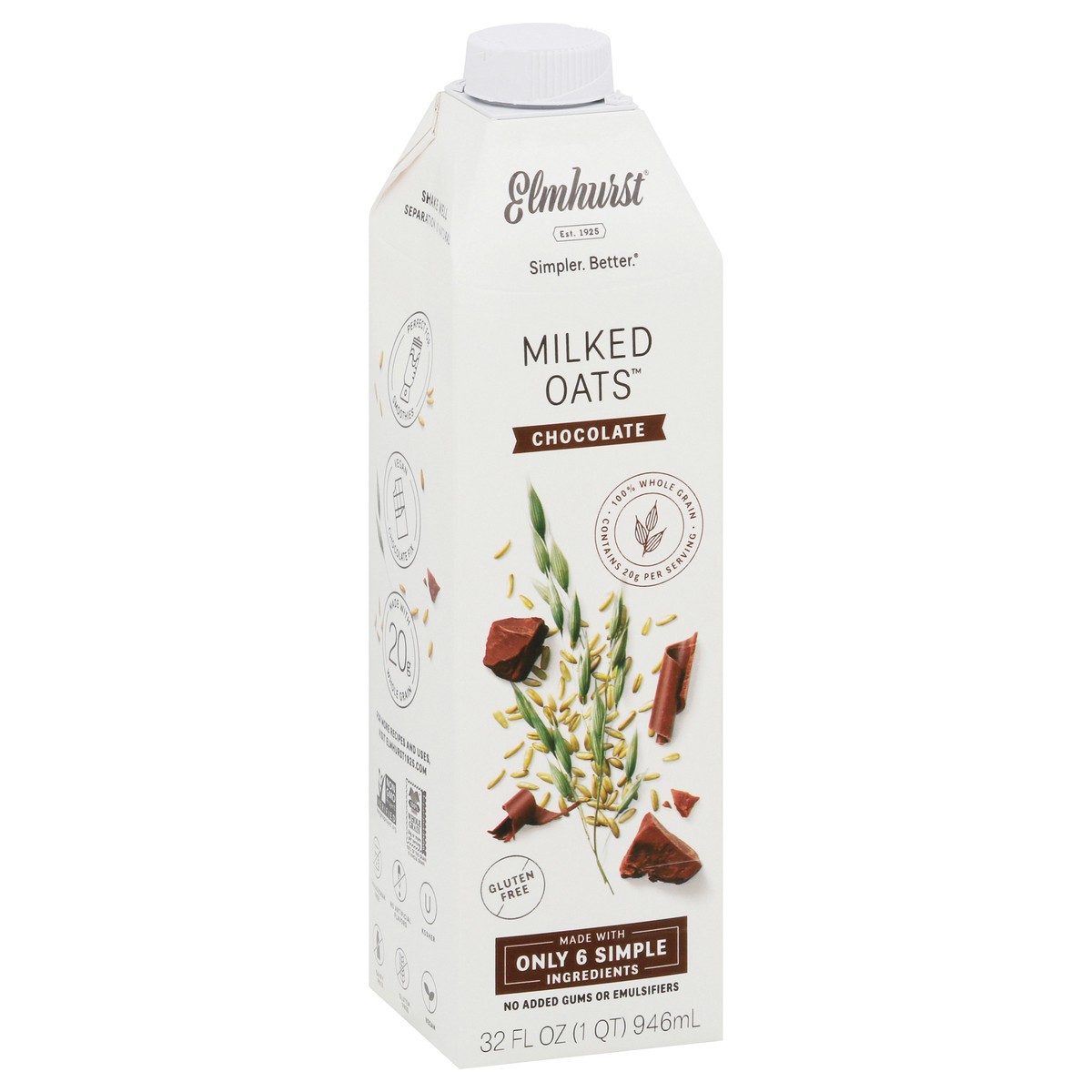slide 9 of 9, Elmhurst Choc Milk, 32 fl oz