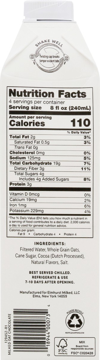slide 3 of 9, Elmhurst Choc Milk, 32 fl oz