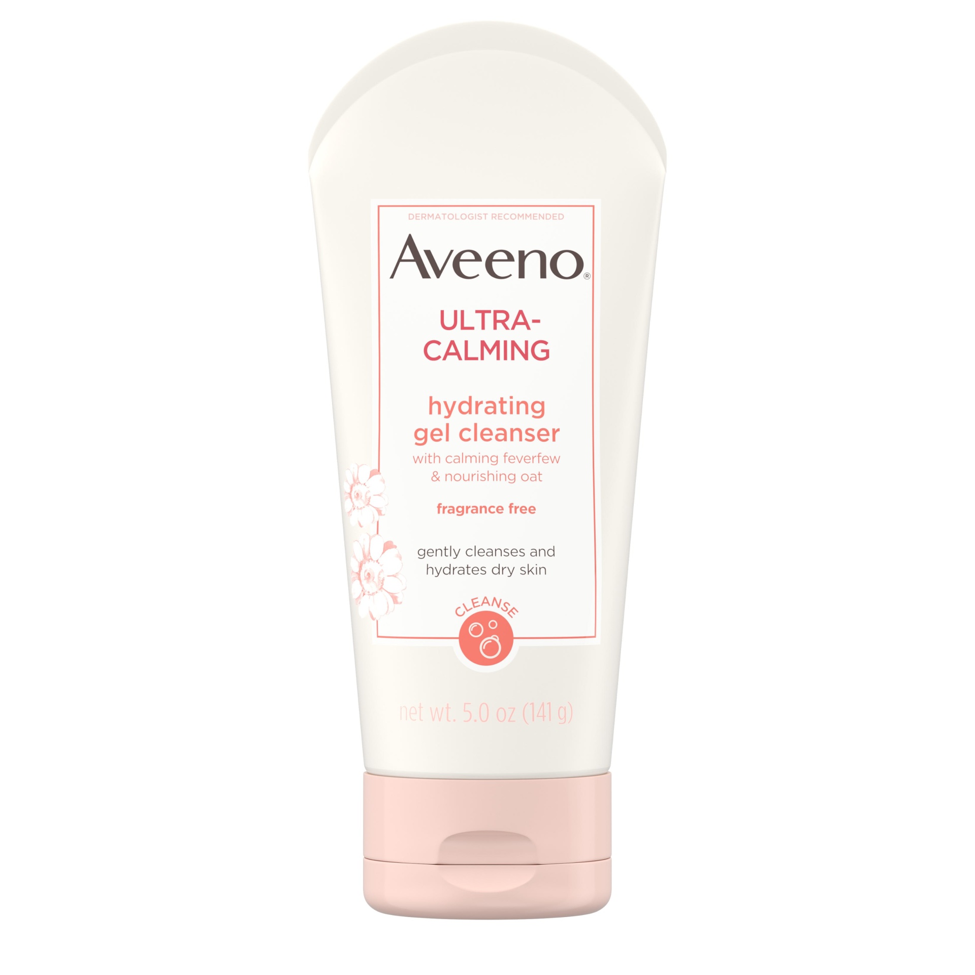 slide 1 of 1, Aveeno Active Naturals Ultra-calming Hydrating Gel Cleanser, 5 oz