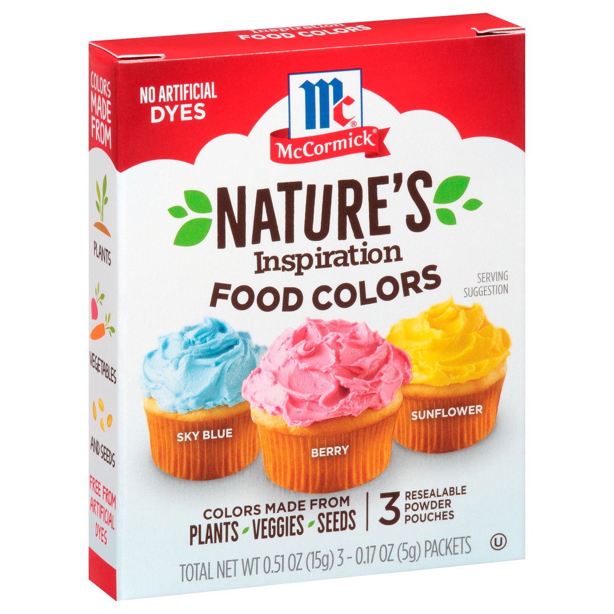 slide 6 of 9, McCormick Nature's Inspiration Food Colors, 0.51 oz, 0.51 oz