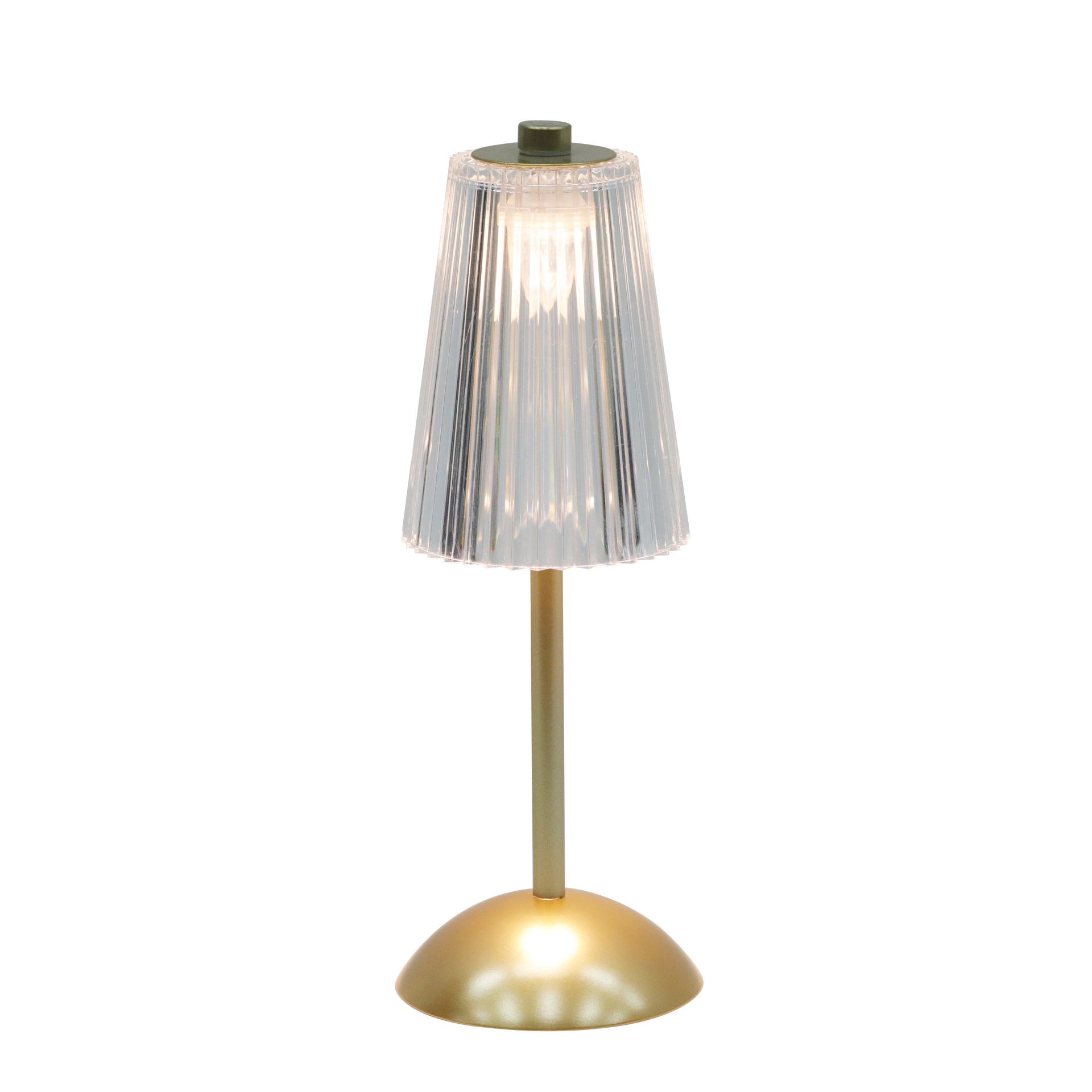 slide 2 of 3, 12" Gold Lamp By Ashland, 4 in x 4 in x 12 in